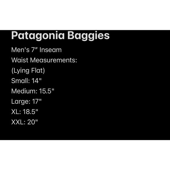 Patagonia Men’s 7” Baggies Shorts New Visions New Navy NWT Large - Picture 4 of 4